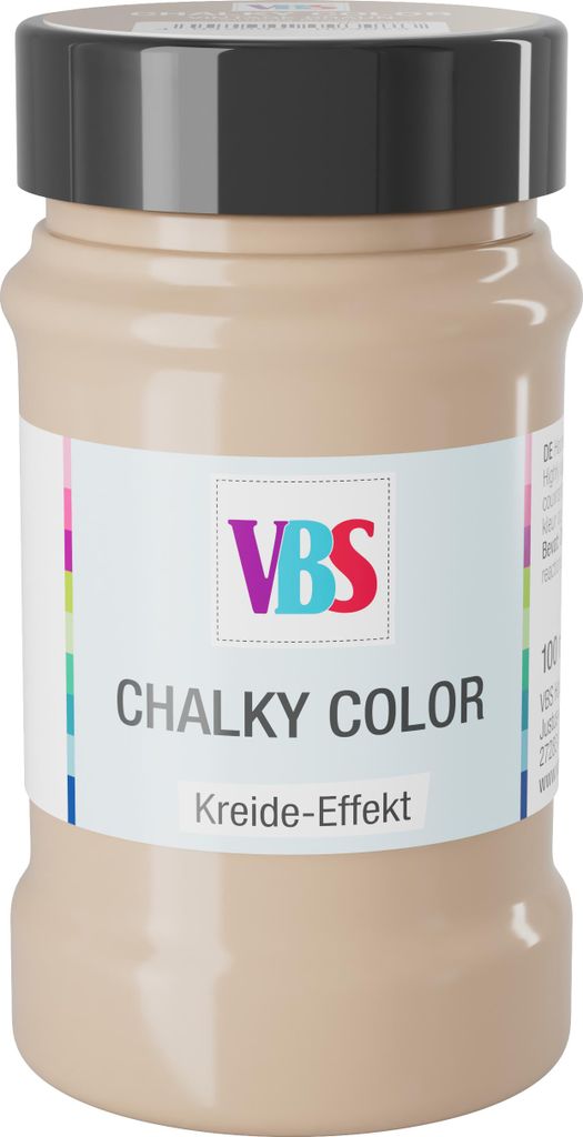 VBS Chalky Color Kreidefarbe 100 mL Vintage-Braun