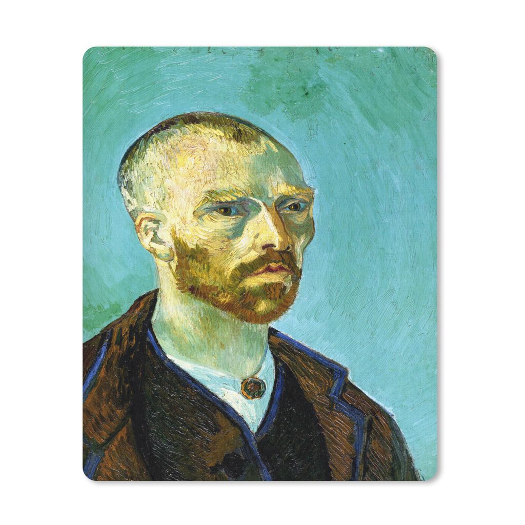 MuchoWow Mauspad Mousepad Gauguin gewidmet - Vincent van Gogh 30x40 cm - Mousepads - Maus Mat - Pad - Mausunterlage - Mausmatten