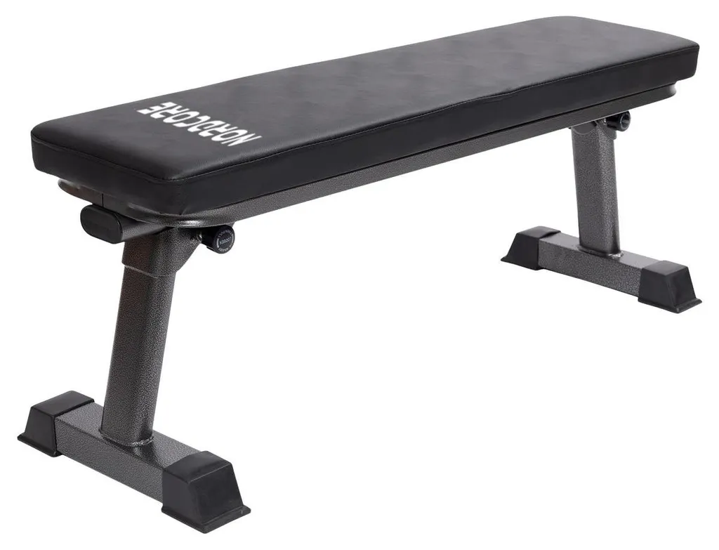 Banc Musculation Plat Nordcore Core pour Entraînement Force à Domicile