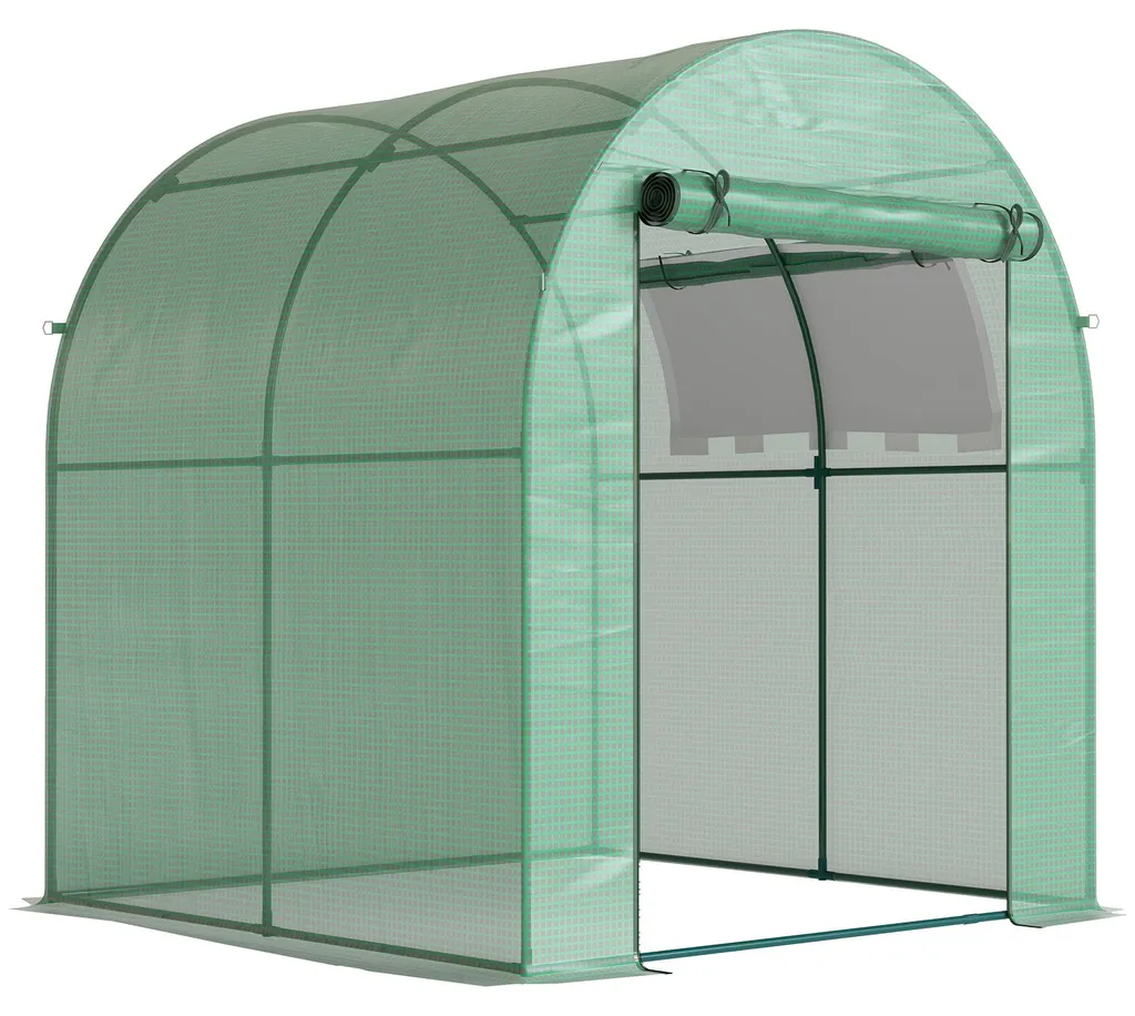 Serre tunnel de jardin anti-UV pour protéger vos plantes du gel 3,24m2