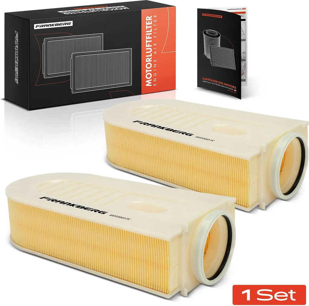 Lot de 2 filtres à air moteur pour Mercedes W204 S212 et GLK X204 SUV