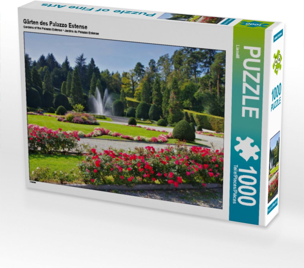 CALVENDO Puzzle Gärten des Palazzo Estense | 1000 Teile Lege-Größe 64x48cm Foto-Puzzle für glückliche Stunden