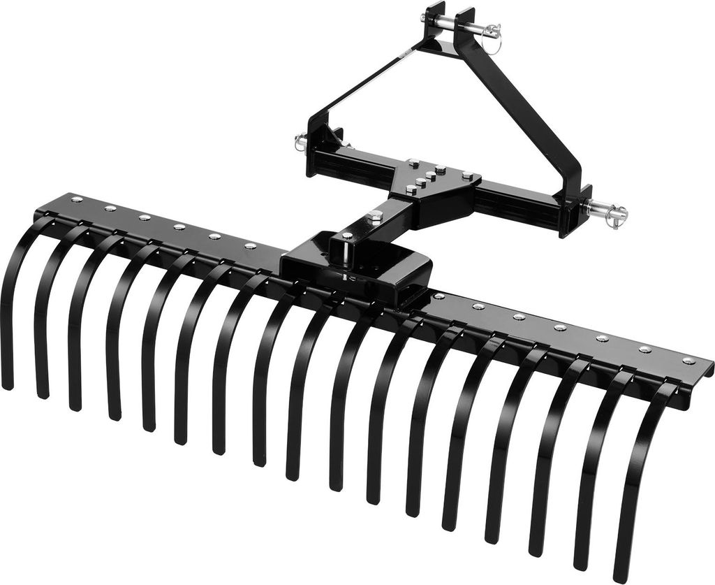 SucceBuy Grabie do trawy 127 cm, 3-punktowy system Zdjęcie produktu 