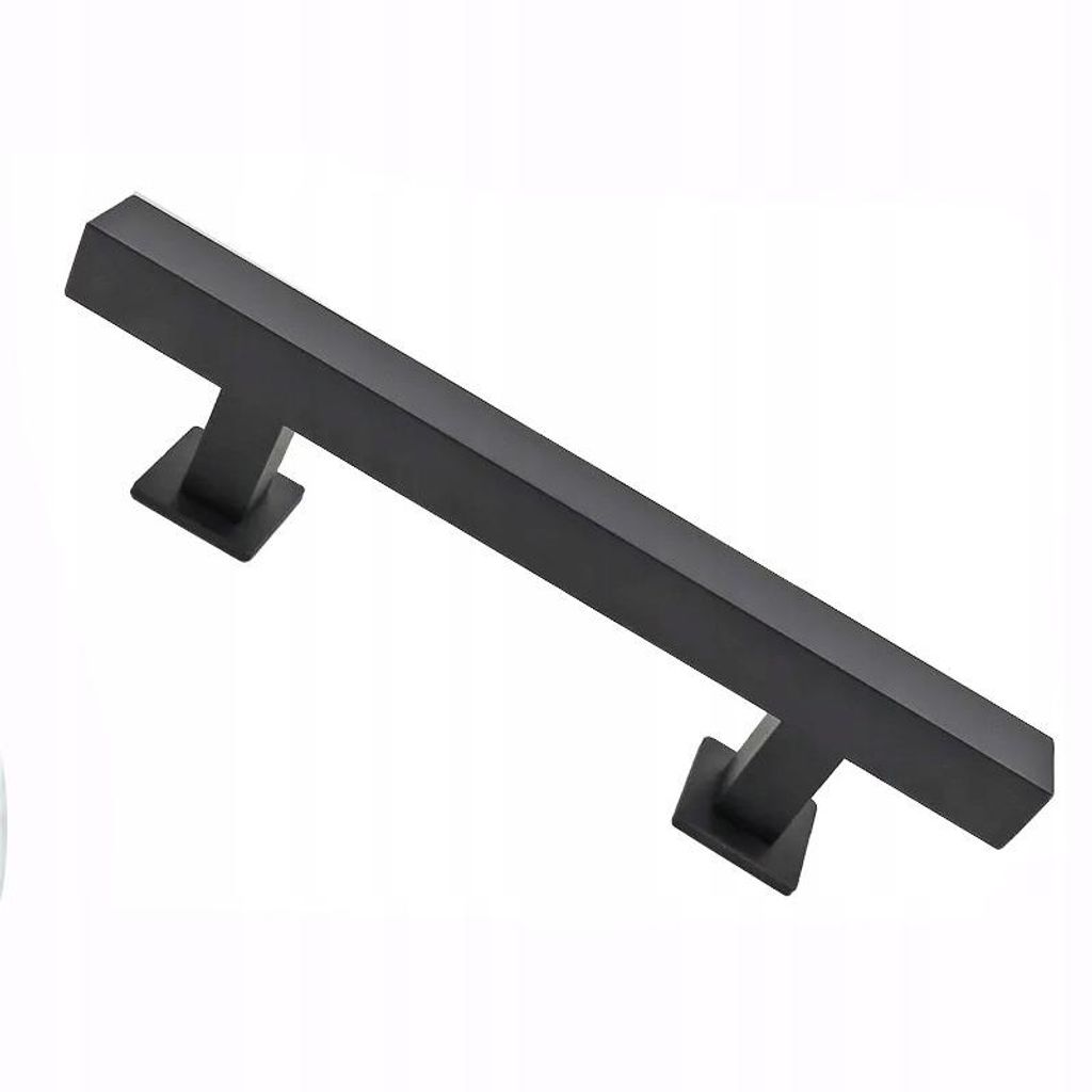 Poignée de porte coulissante noir mat, style rétro et loft Image du produit 