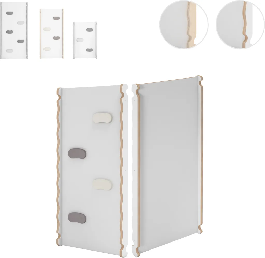 MAMOI® Tavola Arrampicata 2-in-1: Scivolo in Legno con Sicurezza Certificata