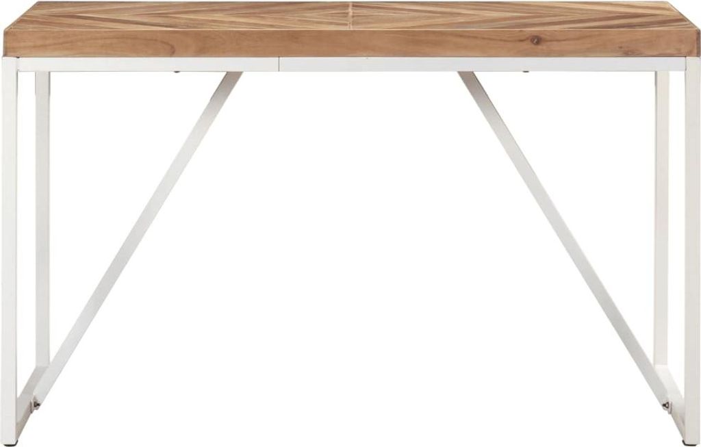 vidaXL Esstisch 120x60x76 cm Massivholz Akazie und Mango