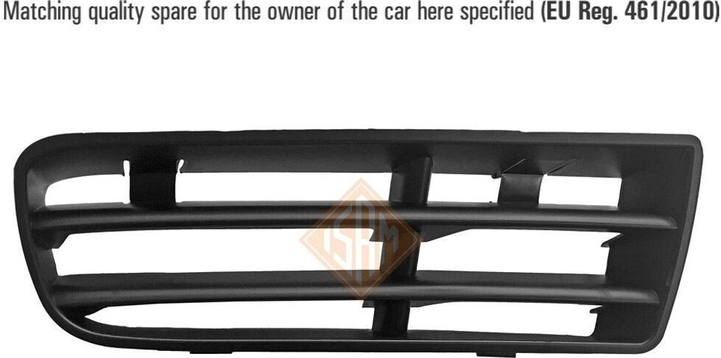 ISAM Lüftungsgitter Grill Stoßfänger für VW Golf IV Schrägheck (1J1) Schwarz