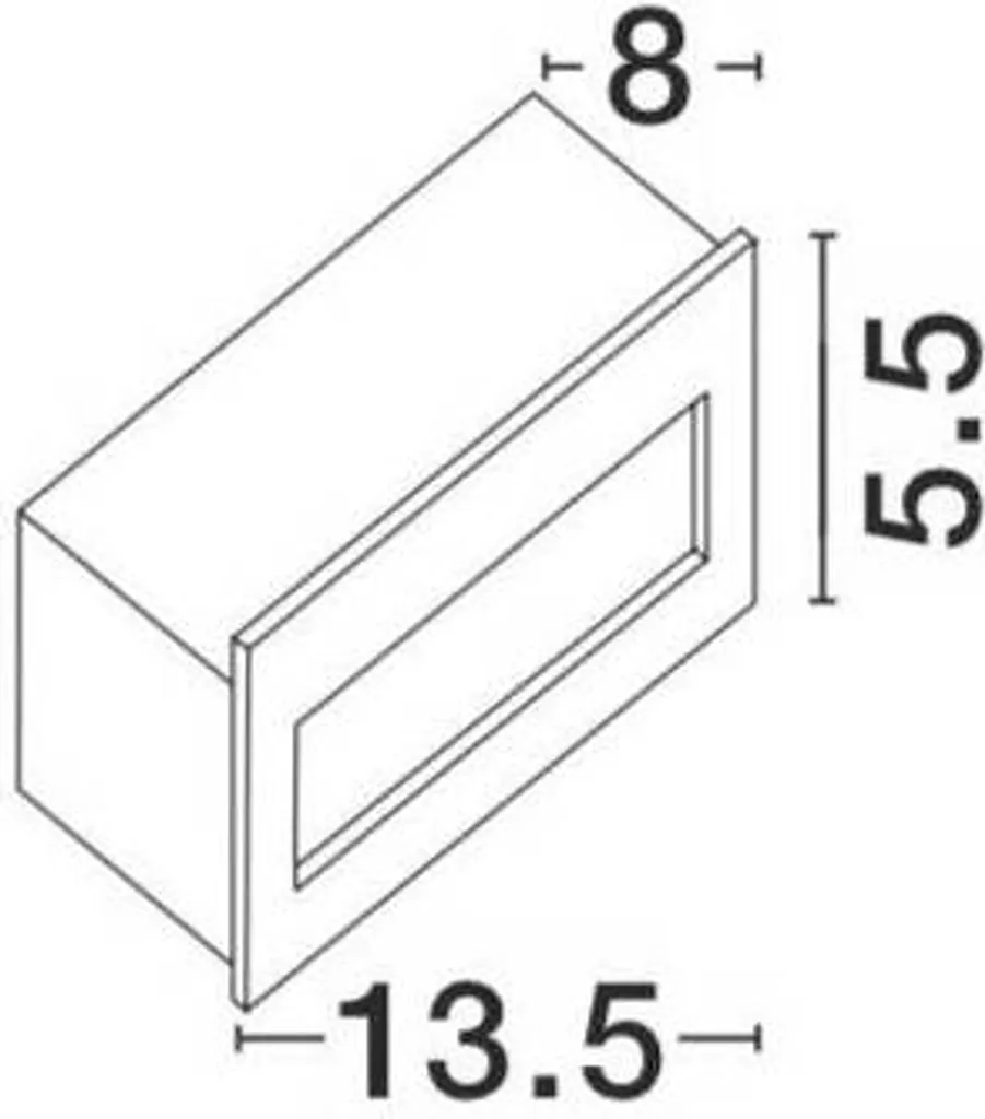 Éclairage de balisage escalier extérieur LED Nova Luce Krypton Gris - 8