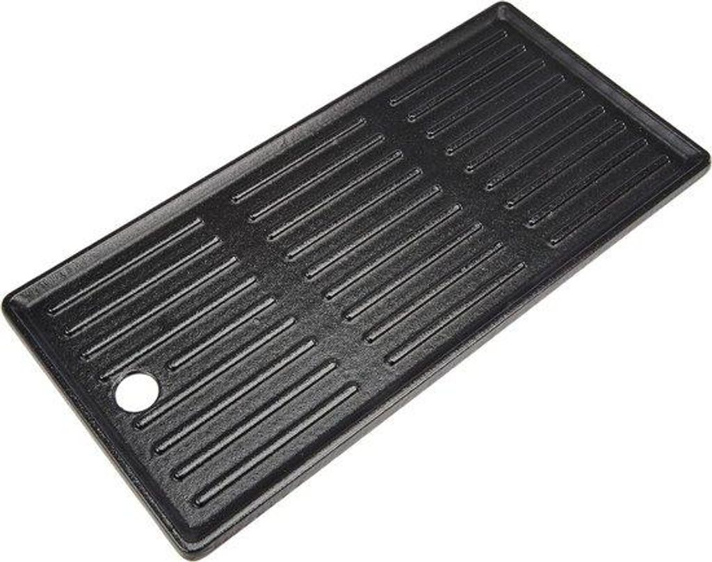 Grillplaat aus Edelstahl für 2 und 3 Brenner - 140 008