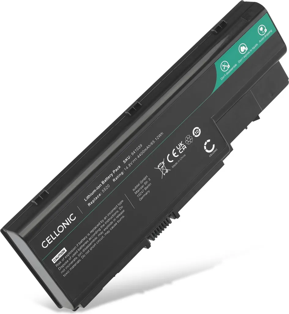 Batteria Acer Aspire 5920G 8930G AS07B32 | Ricambio 4400mAh Professionale