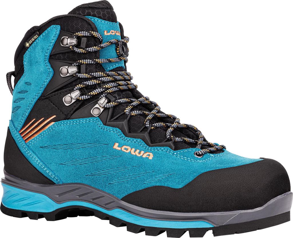 Lowa Damen CADIN II GTX MID CADIN II GTX MID 34734-5, 34734-5.5, 34734-6, 34734-6.5, 34734-7, 34734-7.5 LOW-221095 türkis/mandarine 7