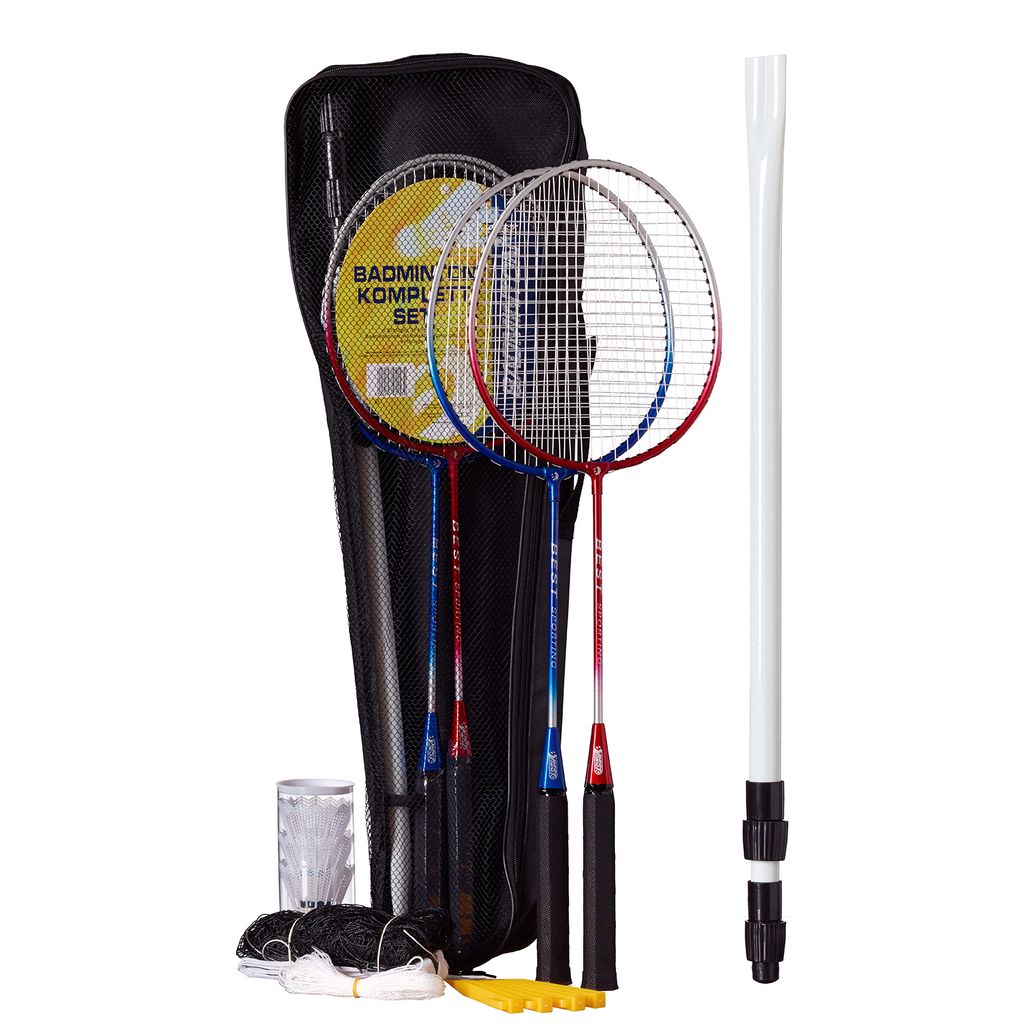 Schildkröt Badminton Compact Set Badmintonschläger Badmintonbälle Badmintonnetz 