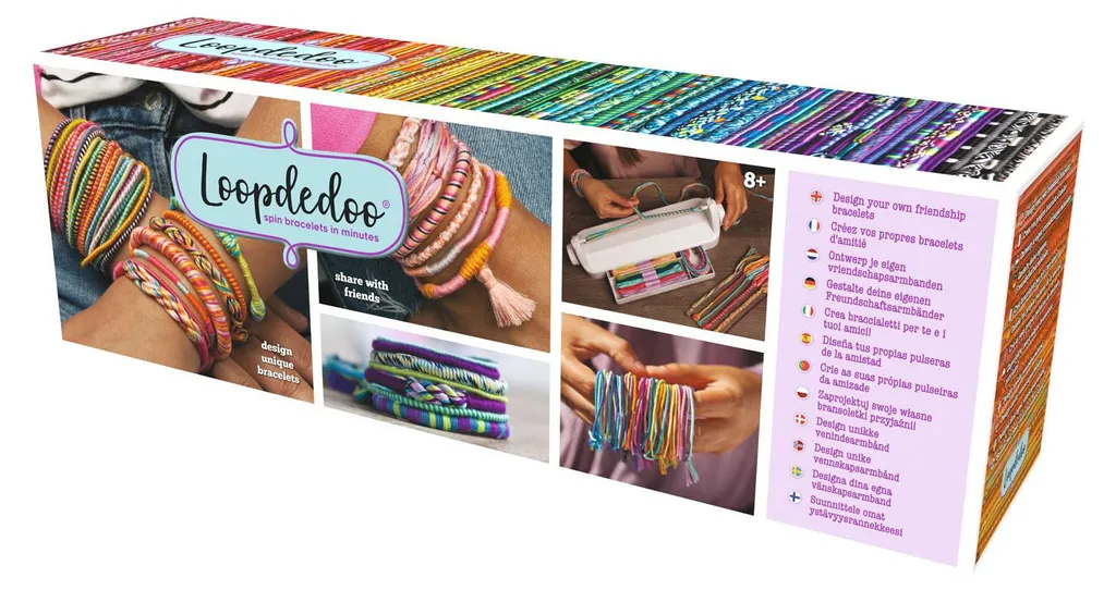 Machine à tisser Loopdedoo : kit création bracelets DIY personnalisés - 5