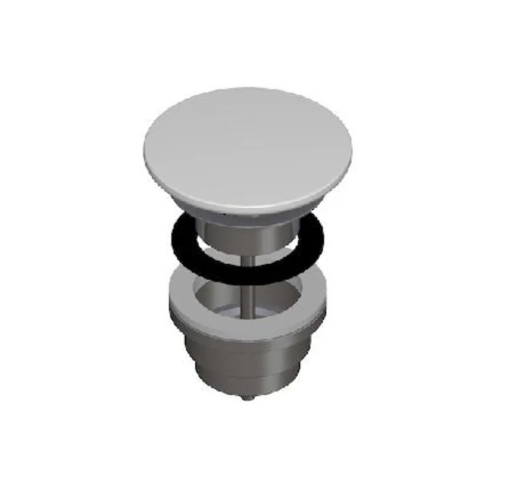 Bonde ouverte pour lavabo sans trop-plein, solution évacuation continue