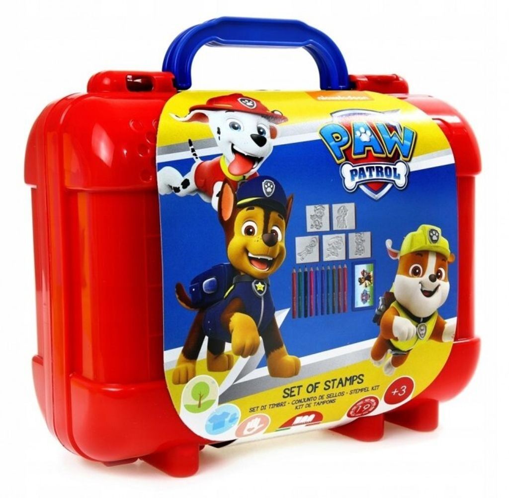 Multiprint Paw Patrol, Children's stamp set, 3 Jahr(e), Nicht toxisch, Mehrfarbig