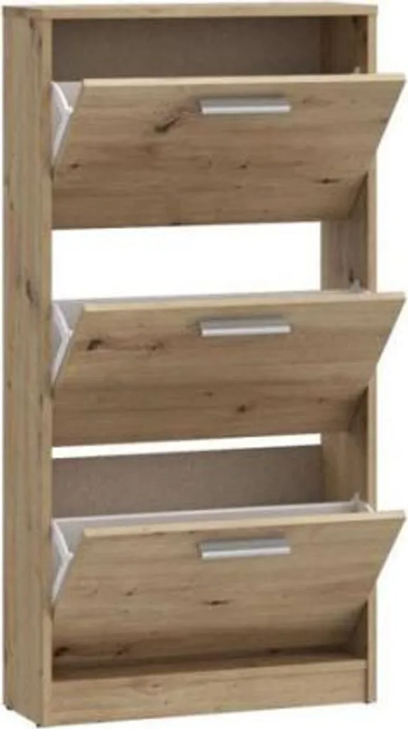 Rangement chaussures compact MAC 3 compartiments gain de place entrée