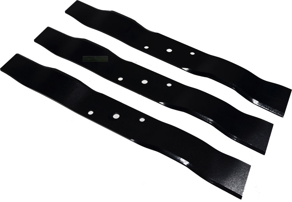 3 X 38,5 CM Messer für Stiga Villa Park Mulcher 100 100M 102 M 102M - HQ Stahl