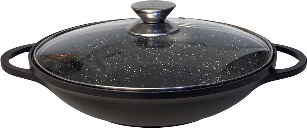 CF-DW36 36cm HQ WOK Antihaft Marmor Keramikbeschichtung Kasan Kazan