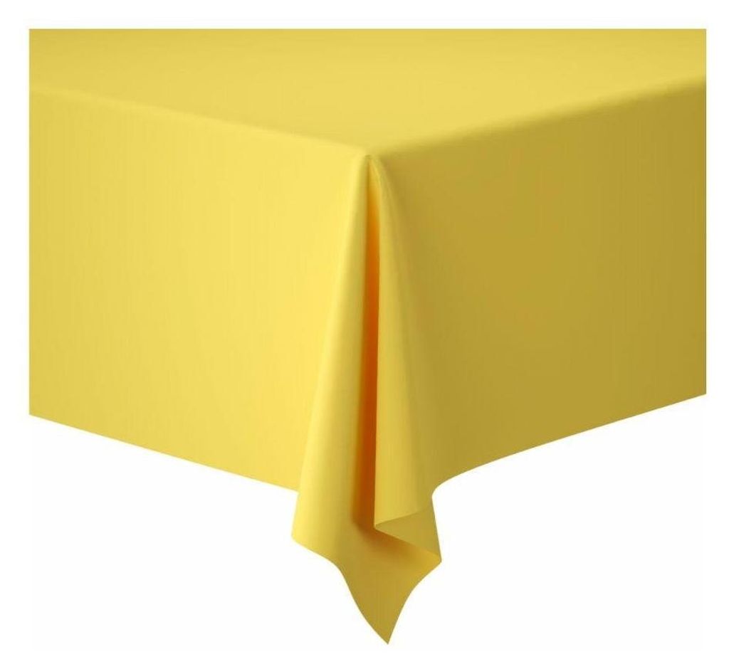 Duni Dunicel Tischdecke Tischdeckenrolle, Gelb, 1,18m x 10m - 6 Stück