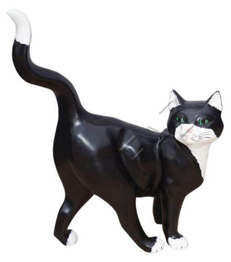 Design Katze Figur Garten Statue Skulptur Figuren Skulpturen Dekoration Neu