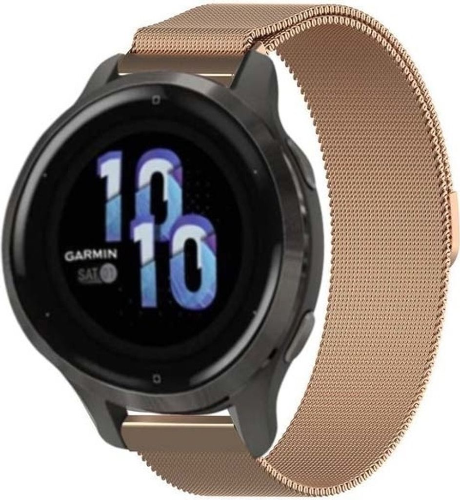 Strap-it Milanese Armband - Kompatibel mit Garmin Venu 2s Produktbild 