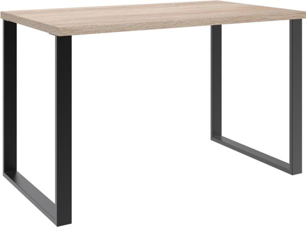 Wimex Home Desk Schreibtisch Eiche Sägerau/Schwarz