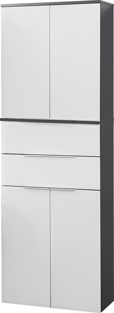 FACKELMANN Doppel-Hochschrank KARA / Badschrank mit Produktbild 