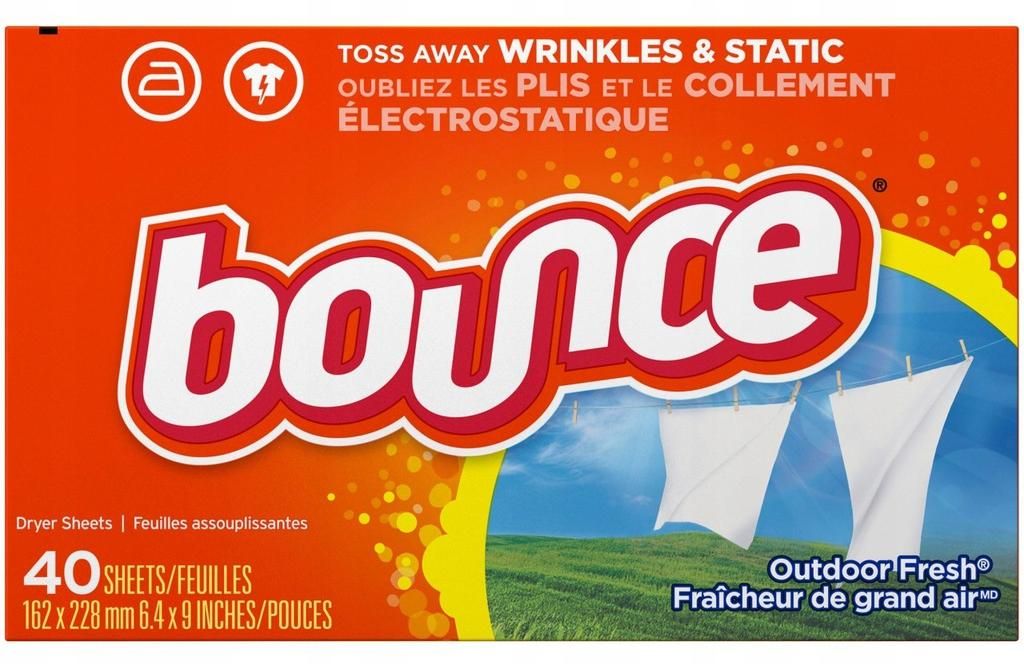 Bounce | Vonné listy do sušičky - 40 kusů - Svěží prádlo - Obrázek produktu 