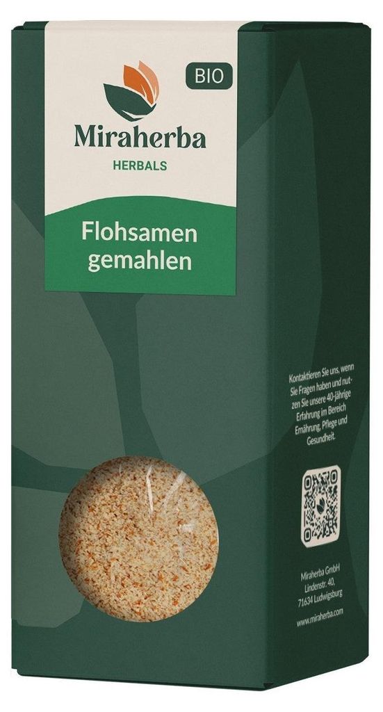 Miraherba -  Flohsamenschalen gemahlen - 100g Produktbild 