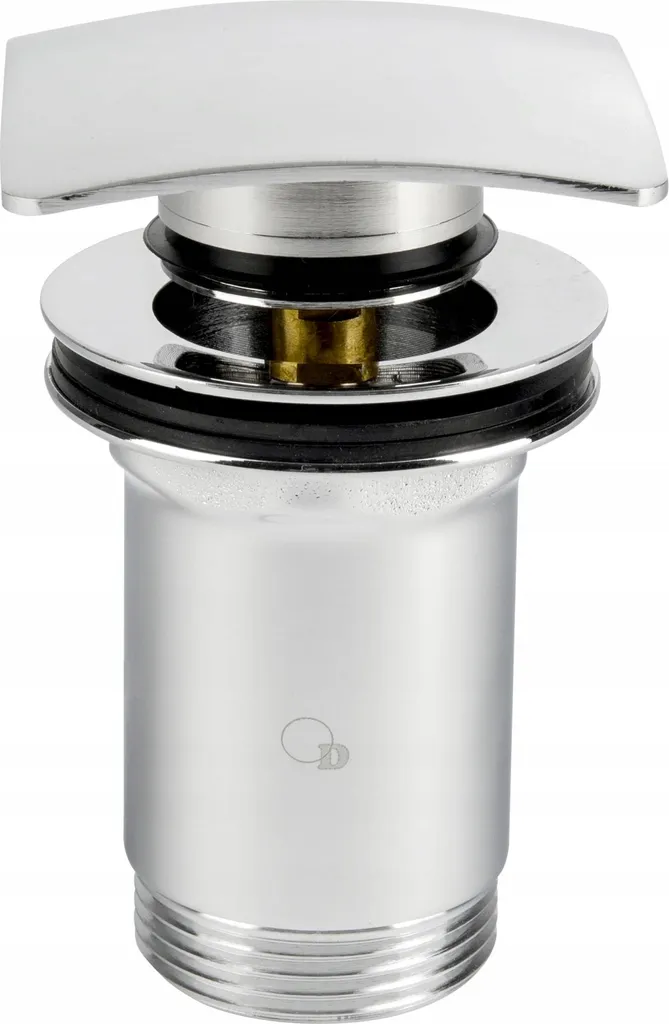 Tappo Quadrato Click-Clack Grande Cromo 1 1/4 - Design Luxury Bagno