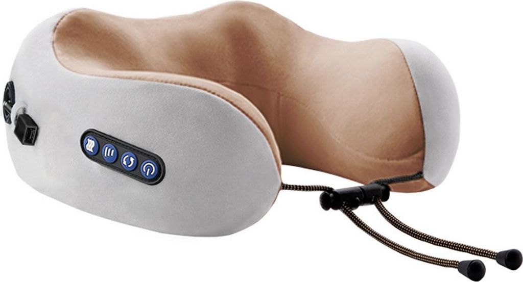 Kabelloses U-förmiges Nackenmassagekissen, Memory-Schaum, Produktbild 