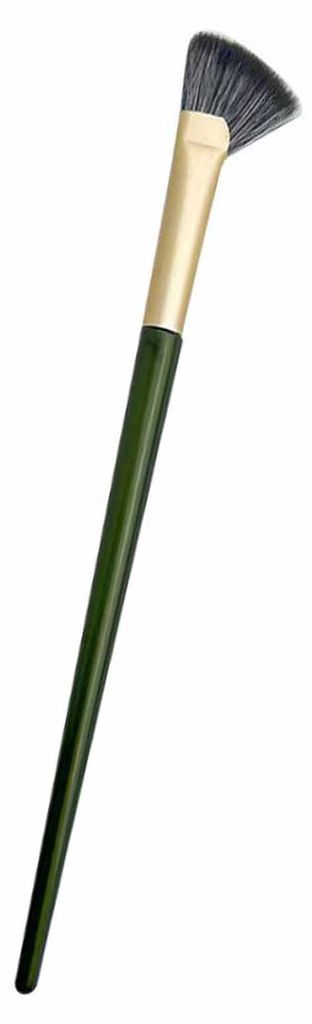 Halbfächerförmiger Nasenschattenpinsel, abgeschrägter Make-up-Pinsel mit weichen Borsten, Nasenkonturenpinsel für Anfänger, professionell, sch...