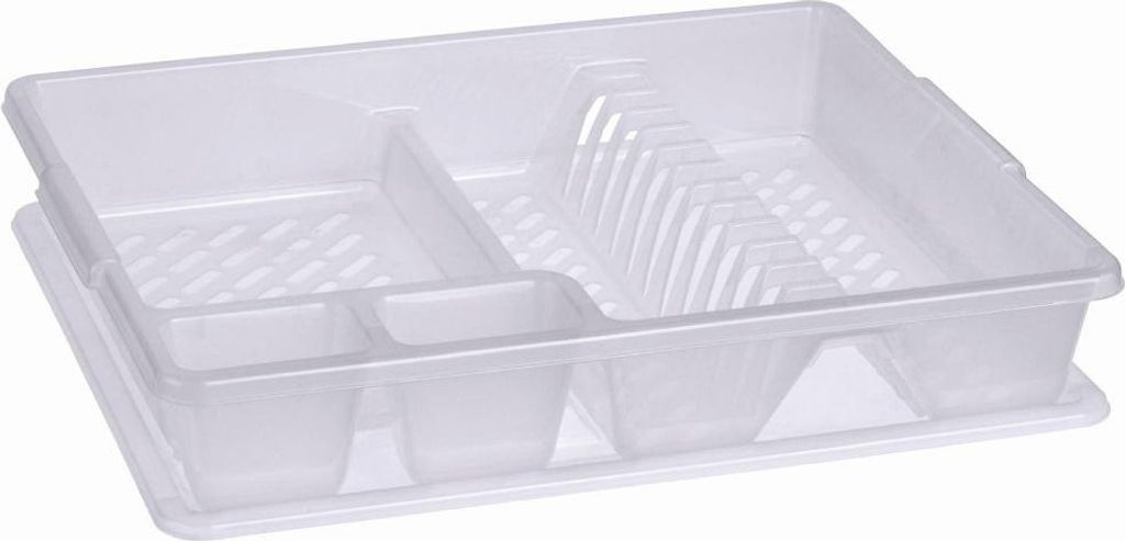 Egouttoir Curver, 38x45x8,8 cm, pour vaisselle, blanc Image du produit 
