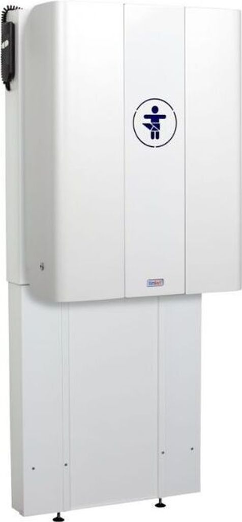 Höhenverstellbarer Lift HIIWI + Wickeltisch KAWAmaxi von Timkid, Farbe:Weiß