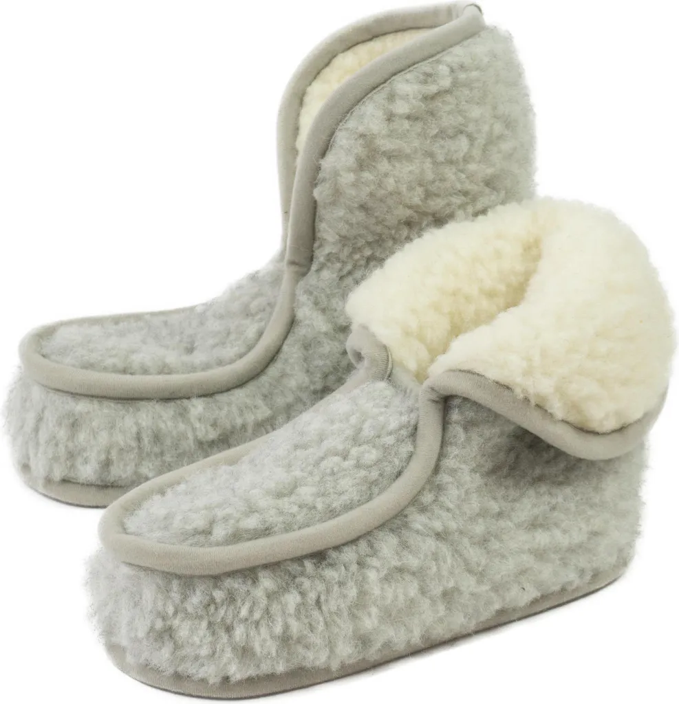 Chaussettes de Rééducation en Laine Naturelle Granny Taille 39-40 Gris