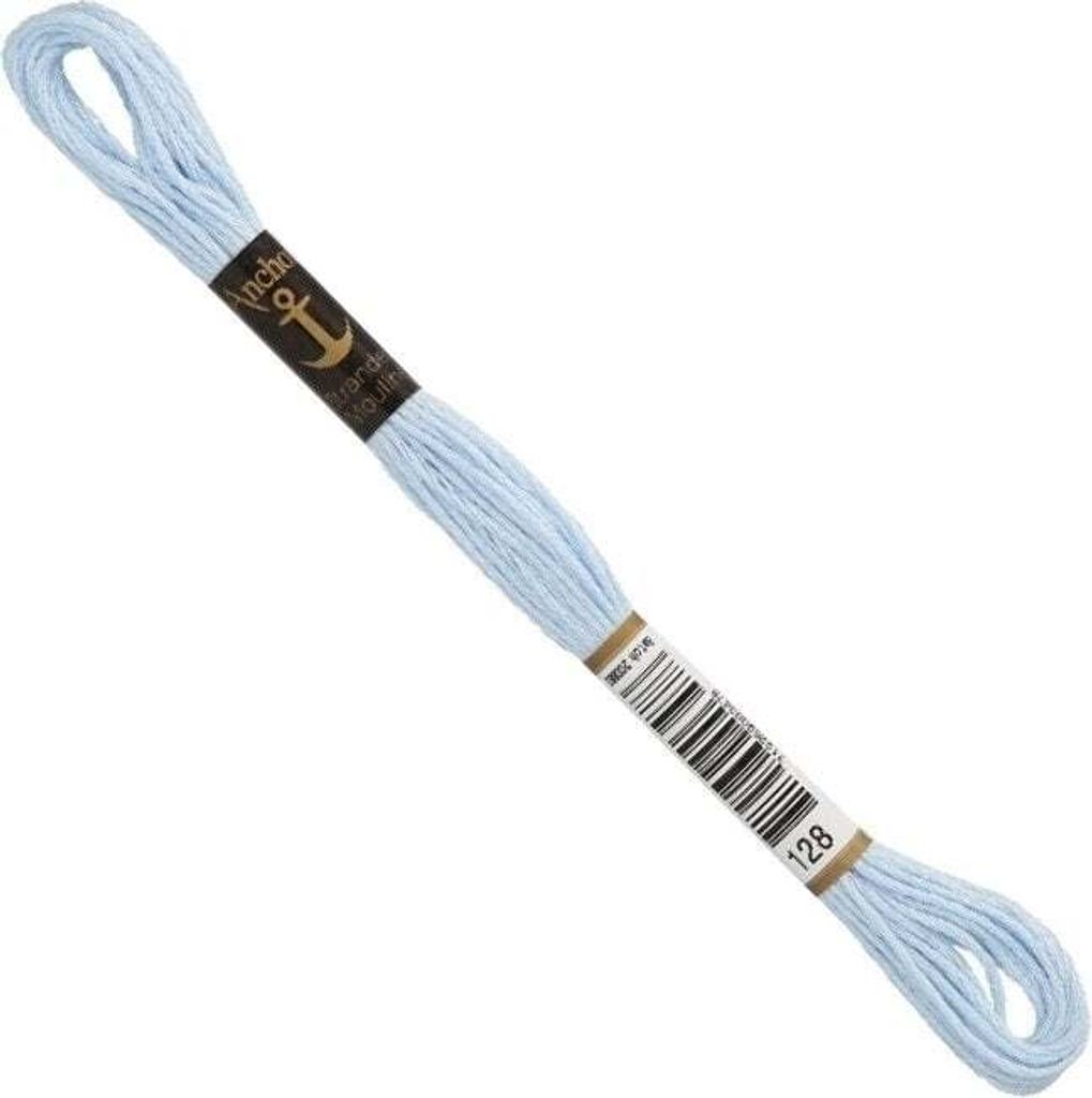 Fil à broder Anchor 4635000-00128 aquamarine Fil à broder, Image du produit 