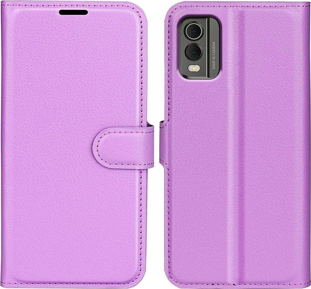 Nokia C32 Hülle - Coverup Klapphülle - Violett