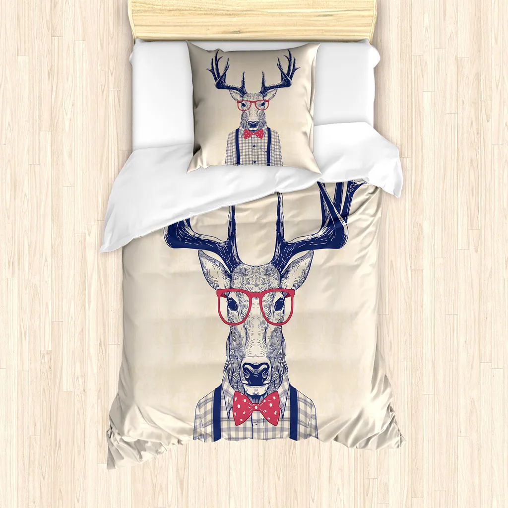 Copripiumino Antiacaro ABAKUHAUS Hipster 135x200 per Allergici