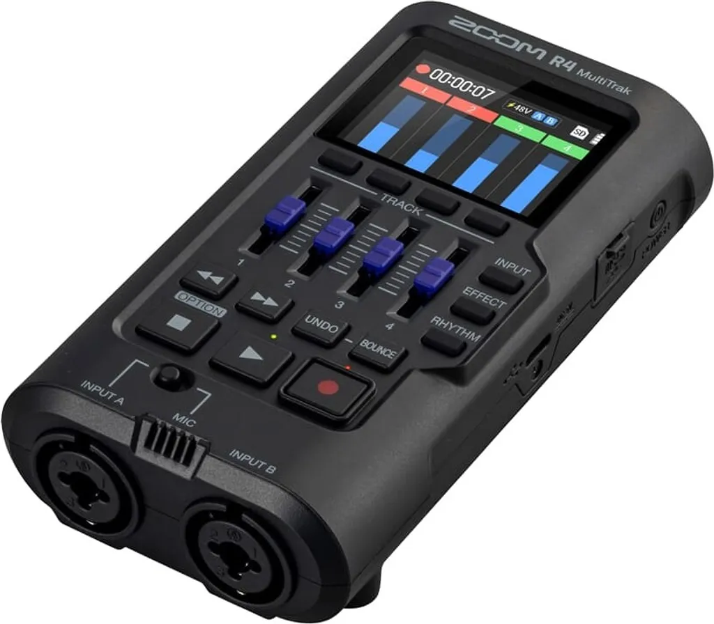 Studio de poche Zoom R4 MultiTrak avec interface audio USB et effets - 5