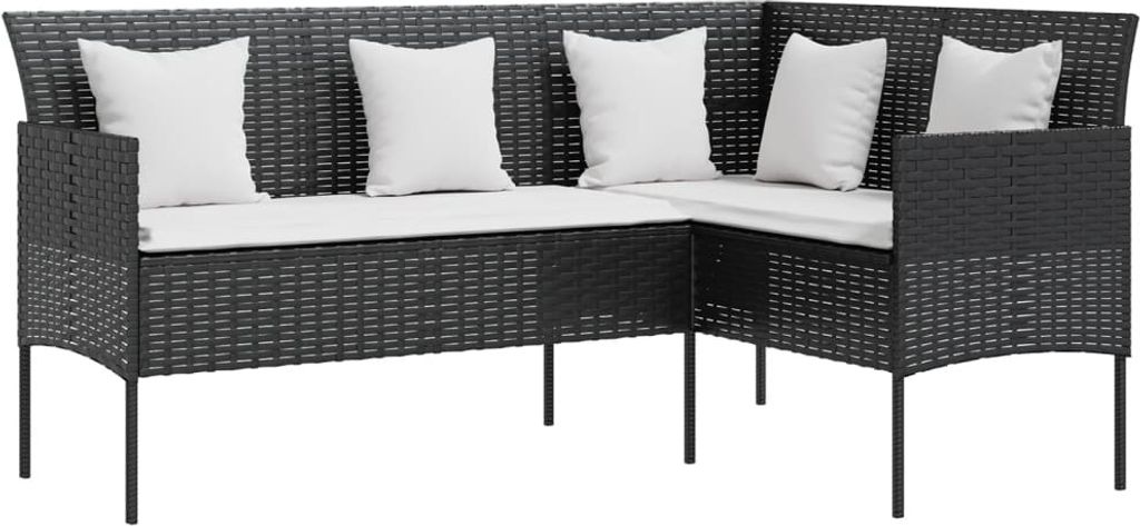 vidaXL Sofa in LForm mit Kissen Poly Rattan Kaufland.de