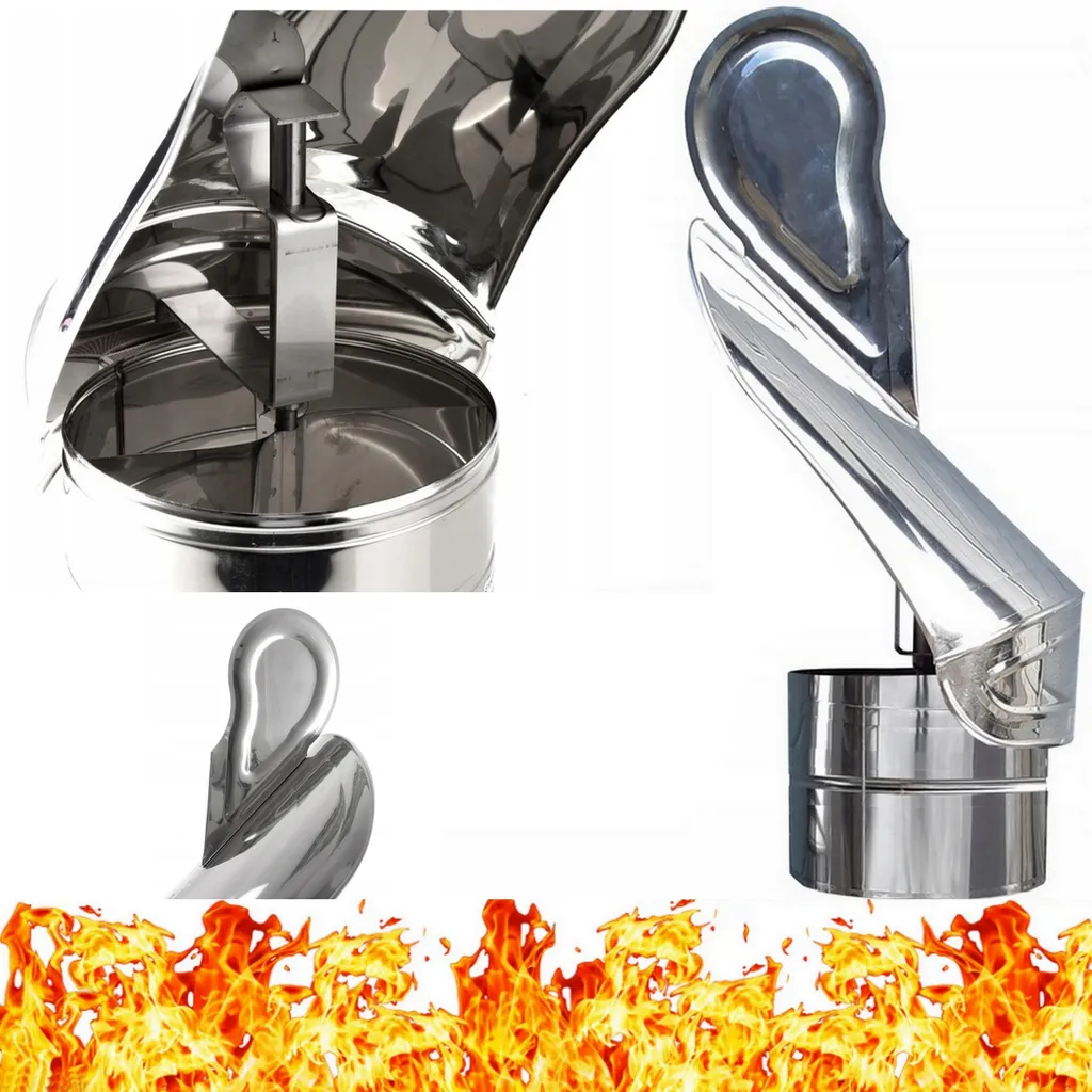 Miglior Tiraggio Camino: Comignolo Girevole INOX Ø 150 mm