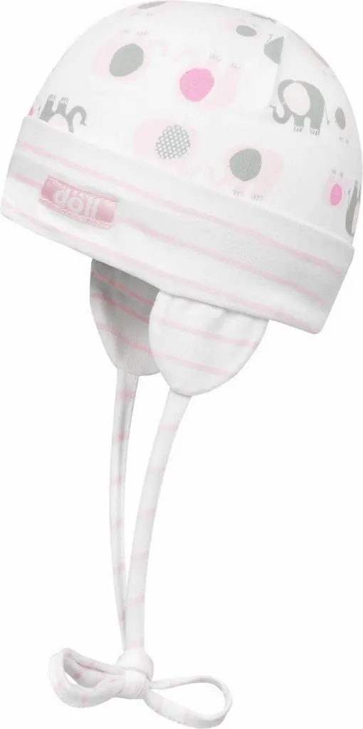 Cappello da bambino Döll con motivo a elefante in cotone