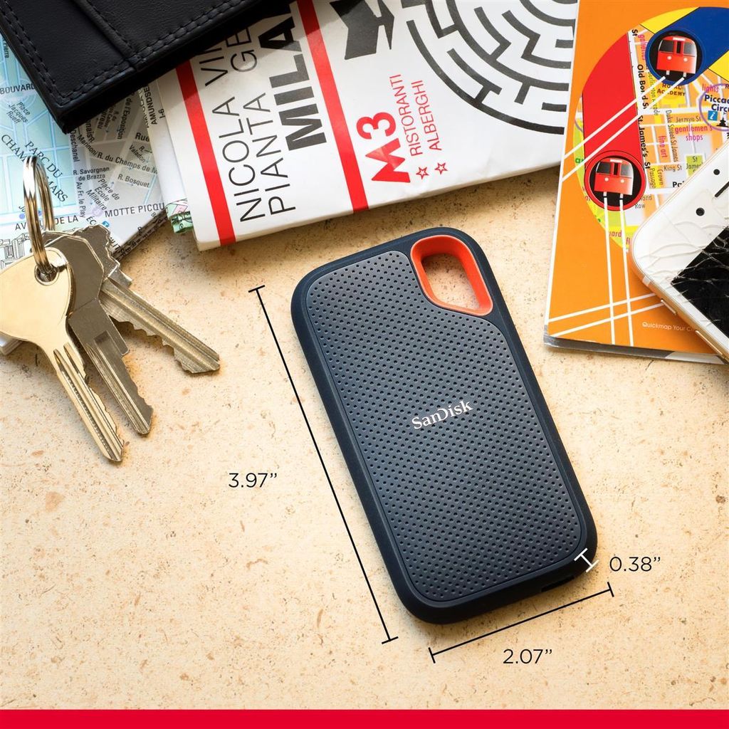 SanDisk Extreme - SSD - 8 To - externe (portable) - USB 3.2 Image du produit 