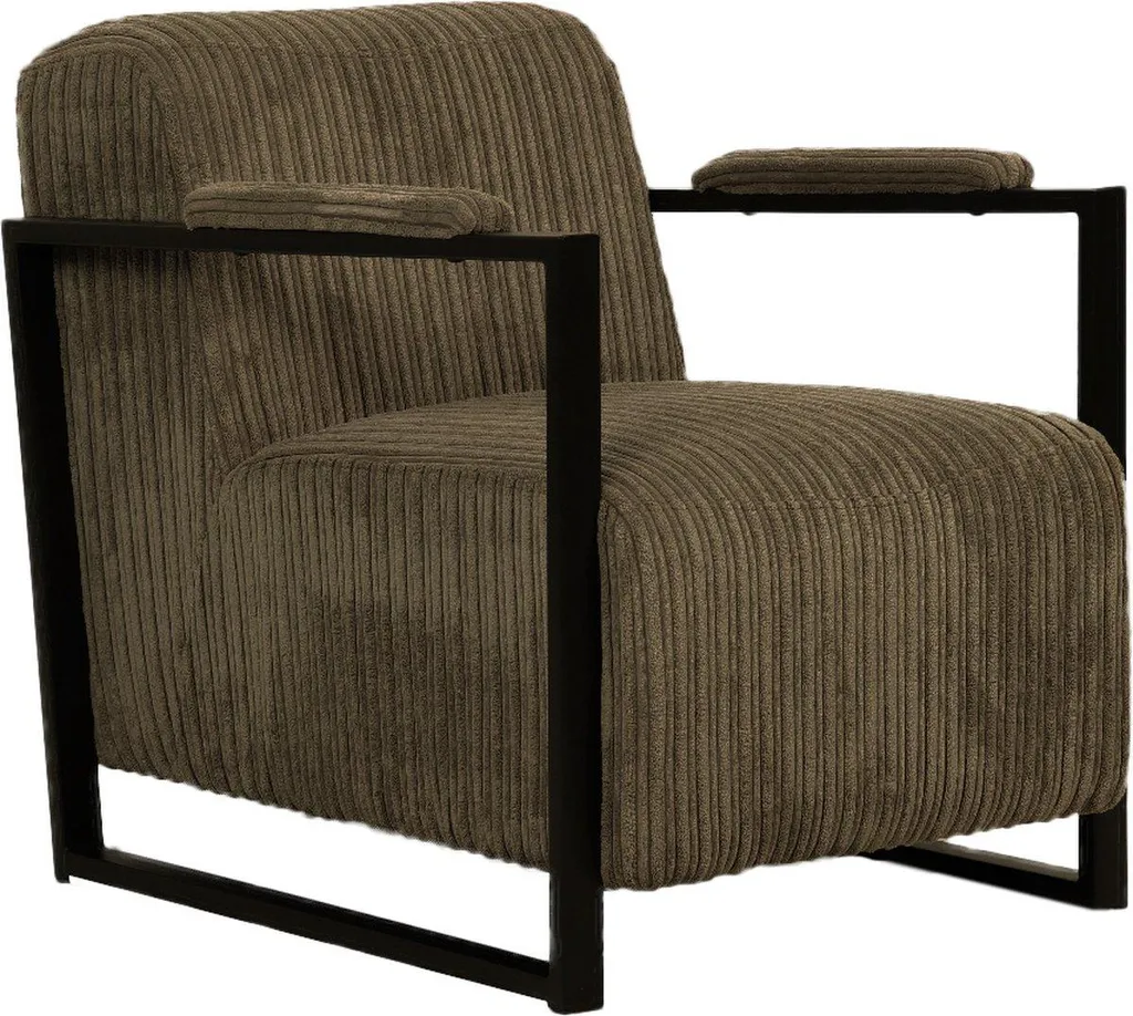 Chaise avec accoudoirs et coussin moelleux - Fauteuil de luxe intérieur