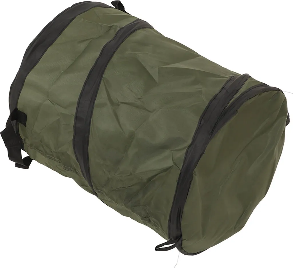 Poubelle de camping pliable 10L noire - Accessoire de voyage portable
