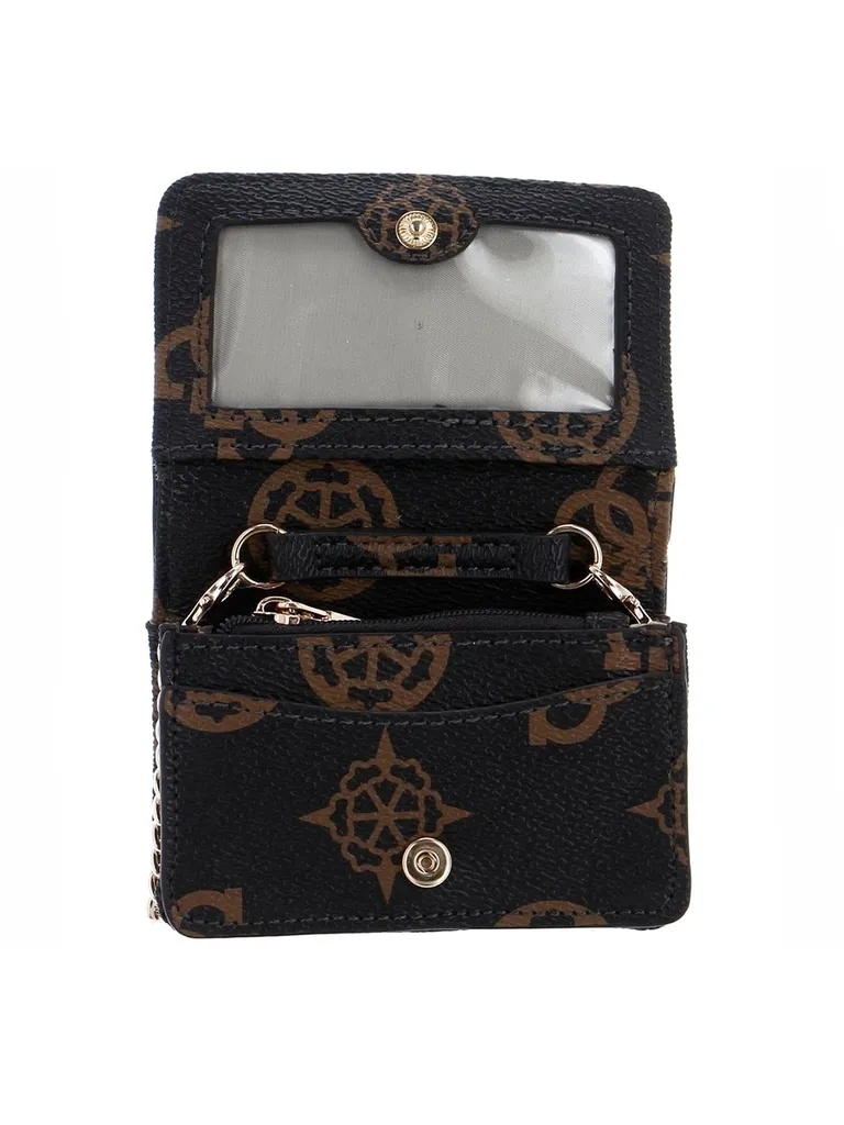 Guess Meridian Micro Sac : Cuir synthétique noir, format mini, chic