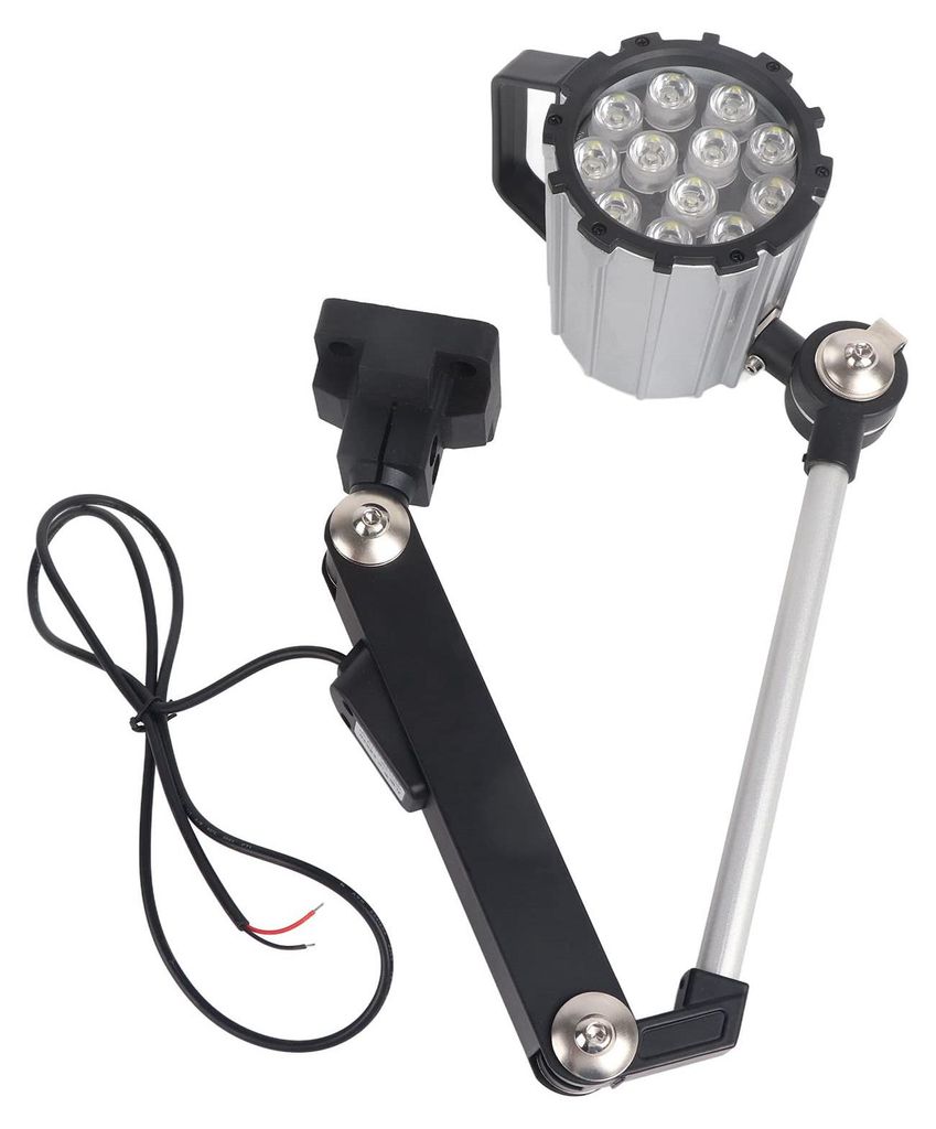 LED Maschinenleuchte 24V 12W, Teleskoparm, IP67, für CNC