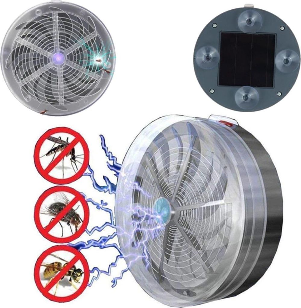 Tg60453 Lampa Lampka Owadobójcza Solarna Na Szybę Komary Zdjęcie produktu 