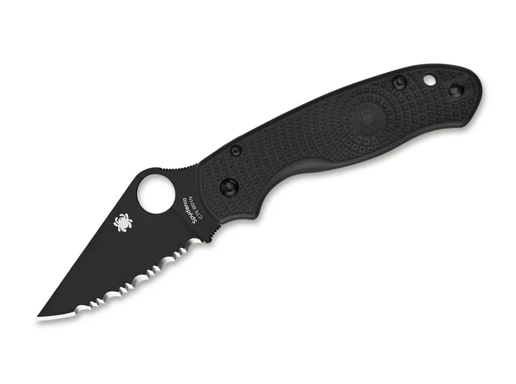 Couteau de poche pliant Spyderco Para 3 noir pour le quotidien