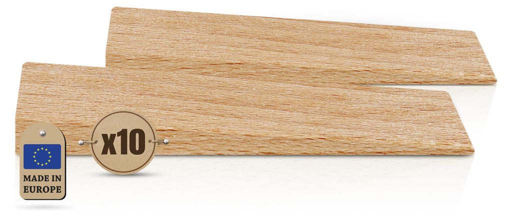 Holzkeile, Hartholzkeile, Montagekeile, Nivellierkeile, Türstopper aus Holz – praktisches Werkzeug für Schreinerarbeiten, Bauprojekte und diver...